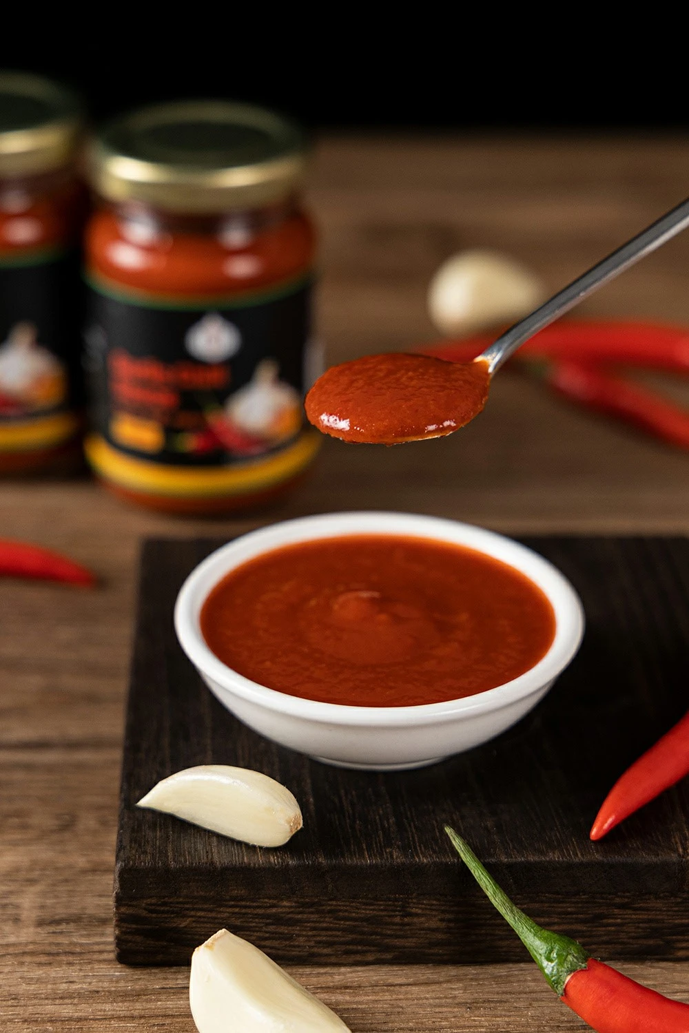 Garlic chili sauce honey